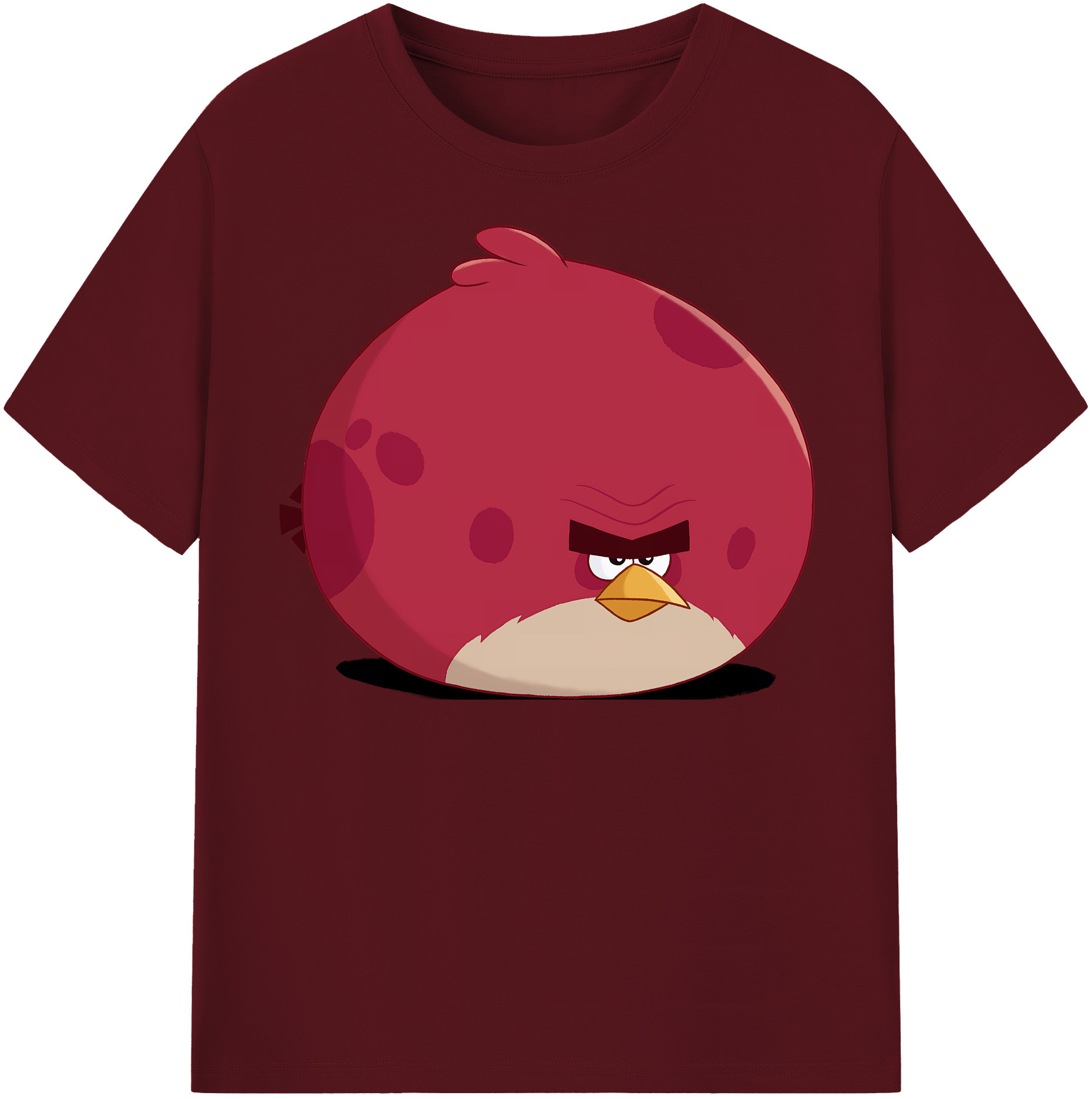 （画像用） Angry Birds アングリーバード 綿100％半袖Tシャツ（フロントプリント）